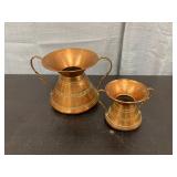 vintage copper amphoras/vases