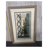 Combs, Window Pane II (Flowers Right)'