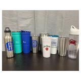 Plastic & stainless steel tumblers lot