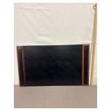 Wooden padded mouse pad