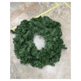 Plain green wreath