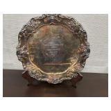 vintage silver-plated tray by Towle Silversmiths