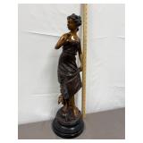 Bronze women sculpture by Eutrope bouret