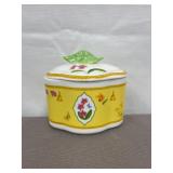 decorative covered trinket 'Orchids' by Lynn Chase