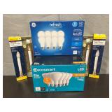 Candle Lamps & LED Light Bulbs lot