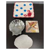 Beach themed glassware lot