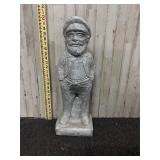 concrete bisque figurine of a sea captain