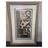 Combs window pane 1 (flowers left)