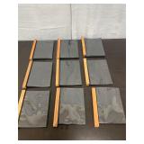 Mini brown photo albums lot