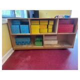 Rolling shelf w contents