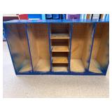 Lids wood locker shelf unit