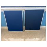 Pair of bulletin boards