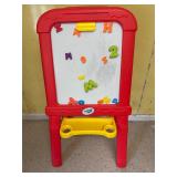 Crayons magnetic whiteboard and chalkboard