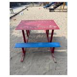 Playground picnic table