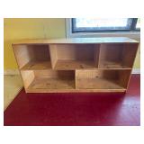 Wood storage shelf