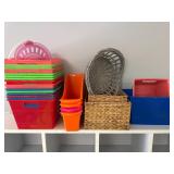 Lot of small assorted bins