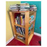Book case and books