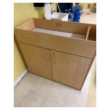 Baby changing cabinet