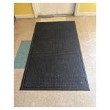 5ft black heavy duty rubber mat