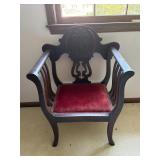 Antique mahogany armchair