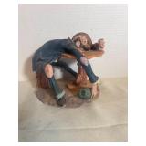 Drunk man figurine