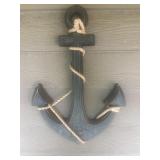 Wooden anchor well decor
