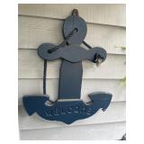 Welcome anchor sign