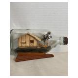 Vintage bottle diorama