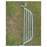 Silver metal cab guard
