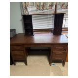 Vintage wooden office desk