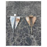 Pair of Steel boat anchors