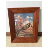 Framed photo art print