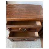 Vintage wooden nightstand