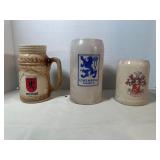 Vtg German beer steins