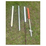 Lot of fishing rod holders