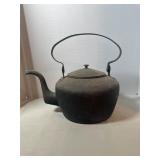 Vtg metal hot water teapot