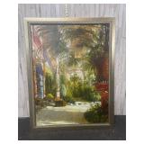 framed art print of Carl Blechen's 'The Interior o