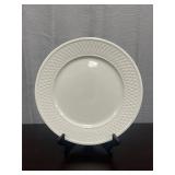 Large white Oneida basketweave serving plate