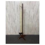 Vintage wooden coat rack