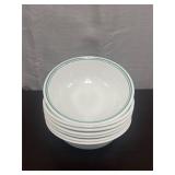 Set of 7 Corelle 'Rosemarie' bowls