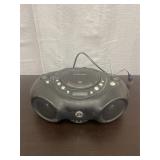 black Memorex portable CD boombox