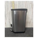 stainless steel step trash can