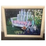 Framed artwork by Jena Hall