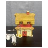 Vintage illuminated figurine from Santa's Best 'Ou