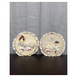 Bathing beauties fabric hangings