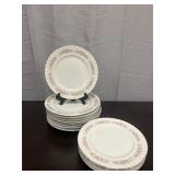 Danisco Teahouse Rose plates set