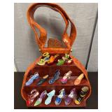 Just the Right Shoe Display and 15 Shoe Kit w boxe