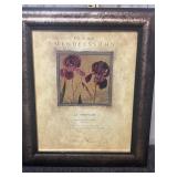 vintage framed print entitled 'La S r nade' by Fel