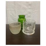 Set of vintage candle holders
