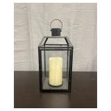 black Richland Contemporary Metal Lantern in moder